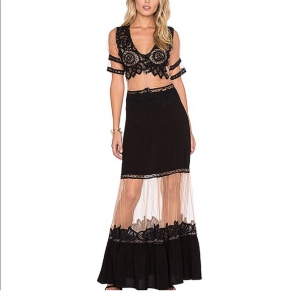 For Love & Lemons Carmine Maxi dress size XS - Picture 4 of 5
